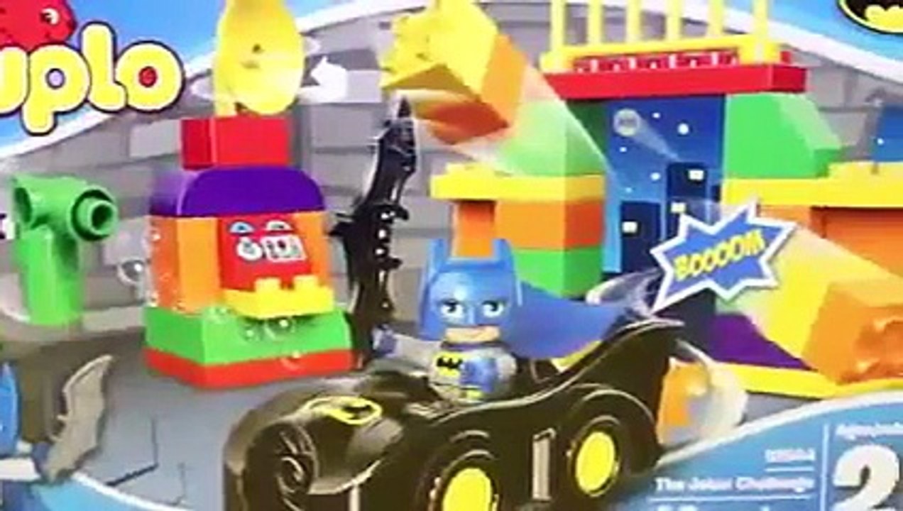 Duplo Lego Batman Superhero Joker Funhouse Adventure Joker Batmobile Legos ToysReviewToys