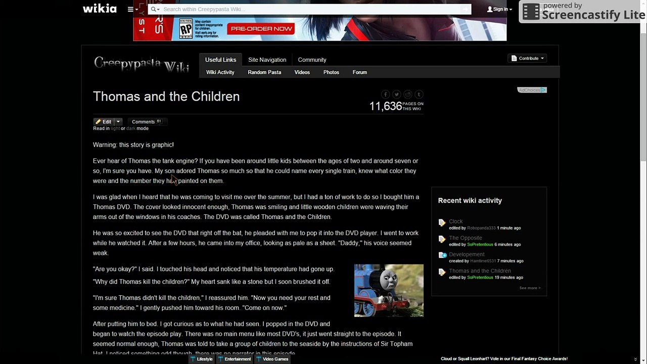 "Thomas and the Children"
