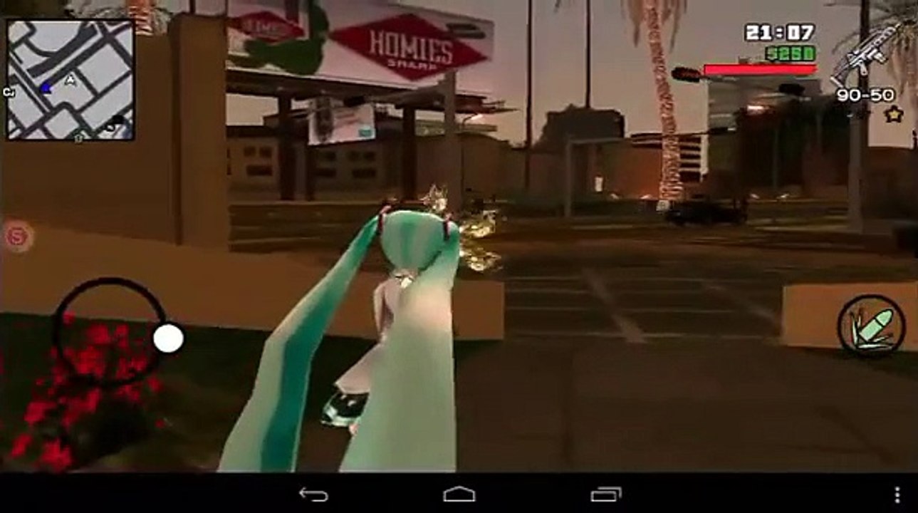 Gta sa android con Hatsune Miku