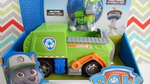 Paw Patrol Rocky Recycling Truck and Skye's Copter Racer Toy Review   Kids Video Game