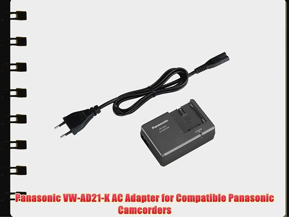 Panasonic VW-AD21-K AC Adapter for Compatible Panasonic Camcorders
