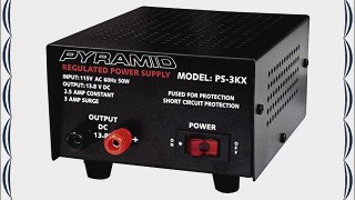 Pyramid PS3KX 3-Amp 12-Volt Power Supply