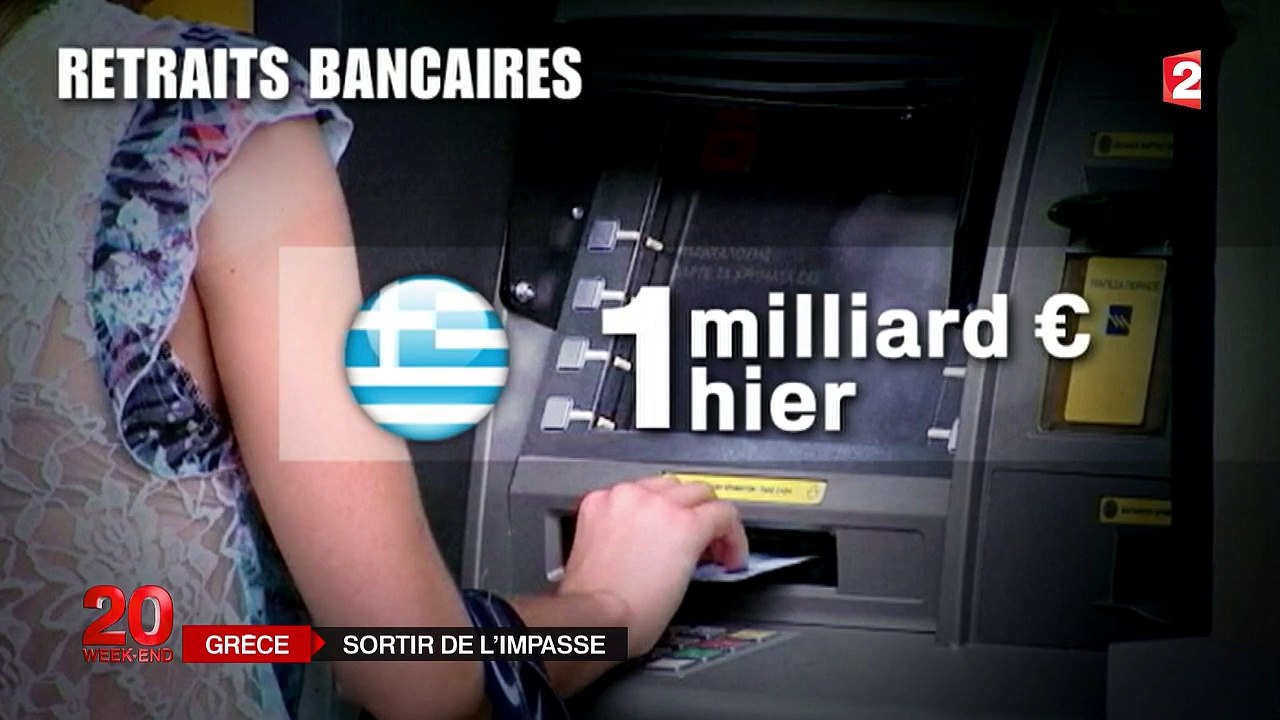 Retraits massifs d'argent en Grèce