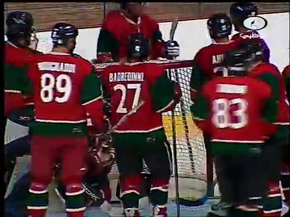 Algeria vs Morocco warm up Arab Cup ice hockey Algérie - Maroc