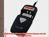 LENMAR BCUNI3 All-In-One AC/DC Battery Charger with LCD Display