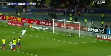 Raúl Jiménez 1-2 Penalty | Mexico vs Ecuador 19.06.2015 HD (Copa America 2015)