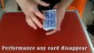 Magic Card Trick (Revealead and Disappeared Card)