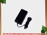 MSI 19V 9.5A 180W Replacement AC adapter for Notebooks