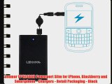 Lenmar PPU2400B Powerport Slim for iPhone Blackberry and Smartphone - Chargers - Retail Packaging