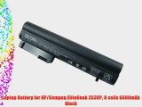 Laptop Battery for HP/Compaq EliteBook 2530P 9 cells 6600mAh Black