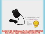 UpBright? NEW 12V AC Adapter For Model: U120200A43 12VAC Class 2 Power Supply Cord Cable Charger