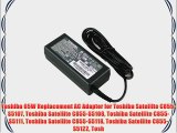 Toshiba 65W Replacement AC Adapter for Toshiba Satellite C855-S5107 Toshiba Satellite C855-S5108