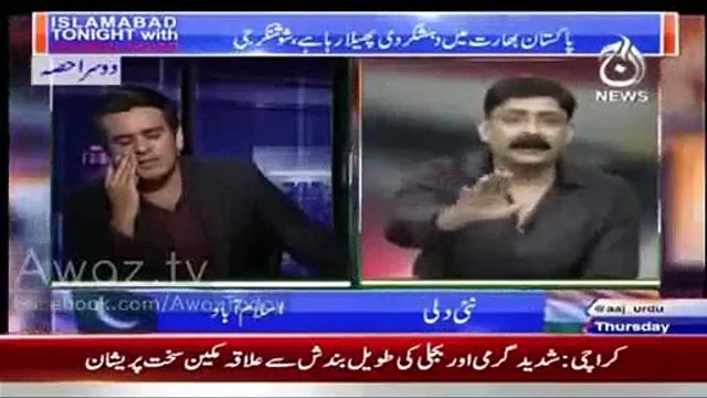 Indain Analyst Ki Pakistan Ko Dhamki Dene Par Shahid Latif Ne Class Le Li