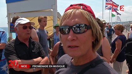 Nice : La Promenade des Anglais, transformée pour la fête de la Musique