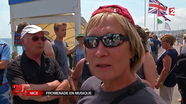 Nice : La Promenade des Anglais, transformée pour la fête de la Musique