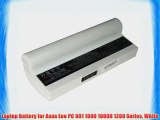 Laptop Battery for Asus Eee PC 901 1000 1000H 1200 Series White