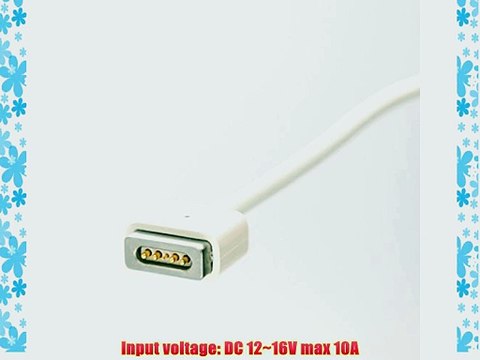 Cybertech MagSafe Car Charger Adapter 60W for Apple Macbook 13 Laptop Notebook Power Supply