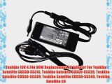 Toshiba 19V 4.74A 90W Replacement AC Adapter For Toshiba Satellite C855D-S5315 Toshiba Satellite