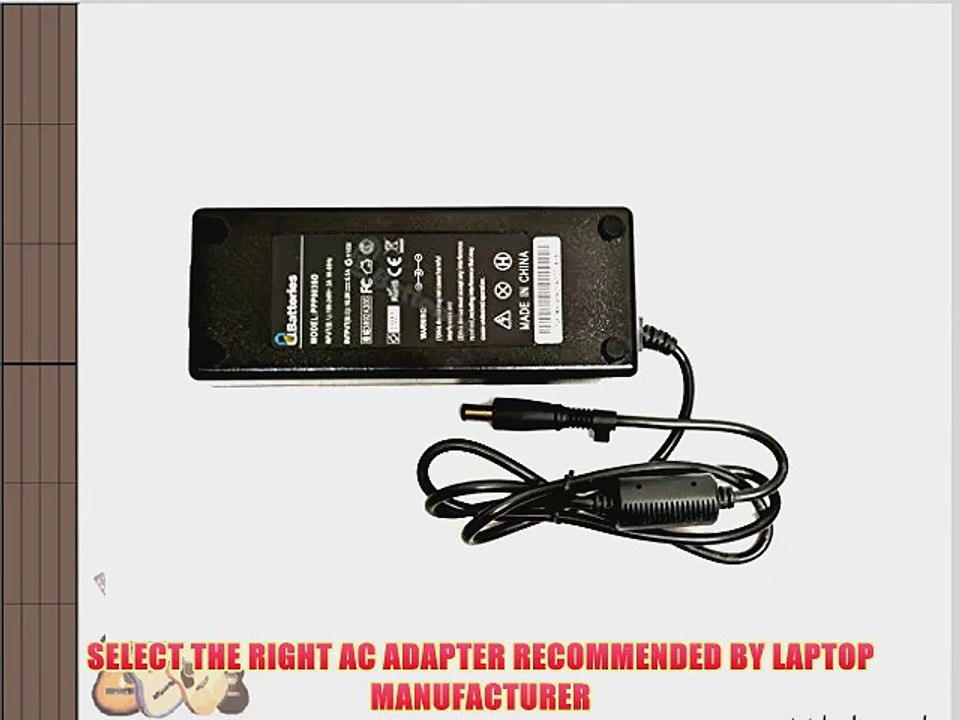 UBatteries AC Adapter Charger HP Pavilion dv7-3065dx - 18.5V 120W