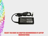 UBatteries AC Adapter Charger HP ENVY TouchSmart 17-j153cl -19V 65W