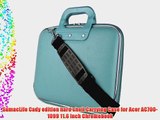 Blue Cady Cube Ultra Durable 12 inch Tactical Hard Messenger bag for your Acer AC700-1099 11.6