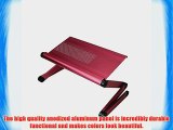 Adjustable Vented Laptop Table Laptop Computer Desk Portable Bed Tray Book Stand Multifuctional