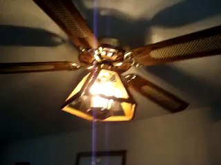 unknown 52" wood housing ceiling fan