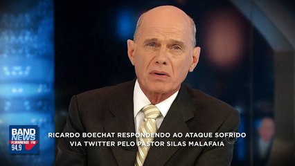 Boechat xinga Malafaia ao vivo em rádio : pilantra e explorador da fé alheia ✓