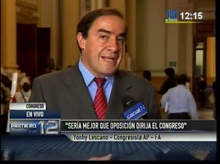 Oposición propondría tercera lista para la Mesa Directiva