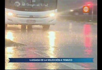 Selección Peruana ya se encuentra en Temuco para enfrentar a Colombia