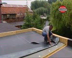 EPDM Rubber Roof installation,EPDM flat roof,  Firestone UK Video