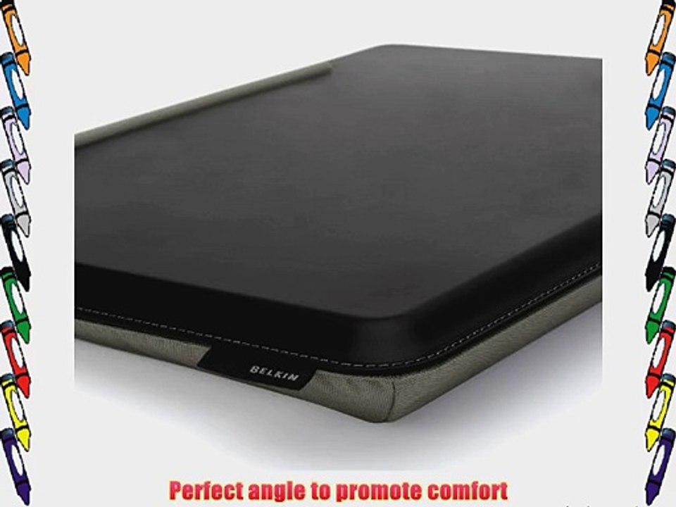 Belkin Laptop CushDesk (Pitch Black/Soft Grey) video Dailymotion