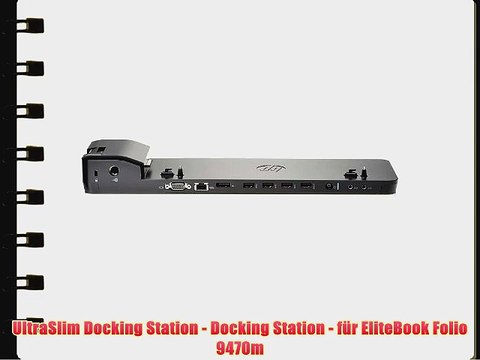 UltraSlim Docking Station - Docking Station - f?r EliteBook Folio 9470m