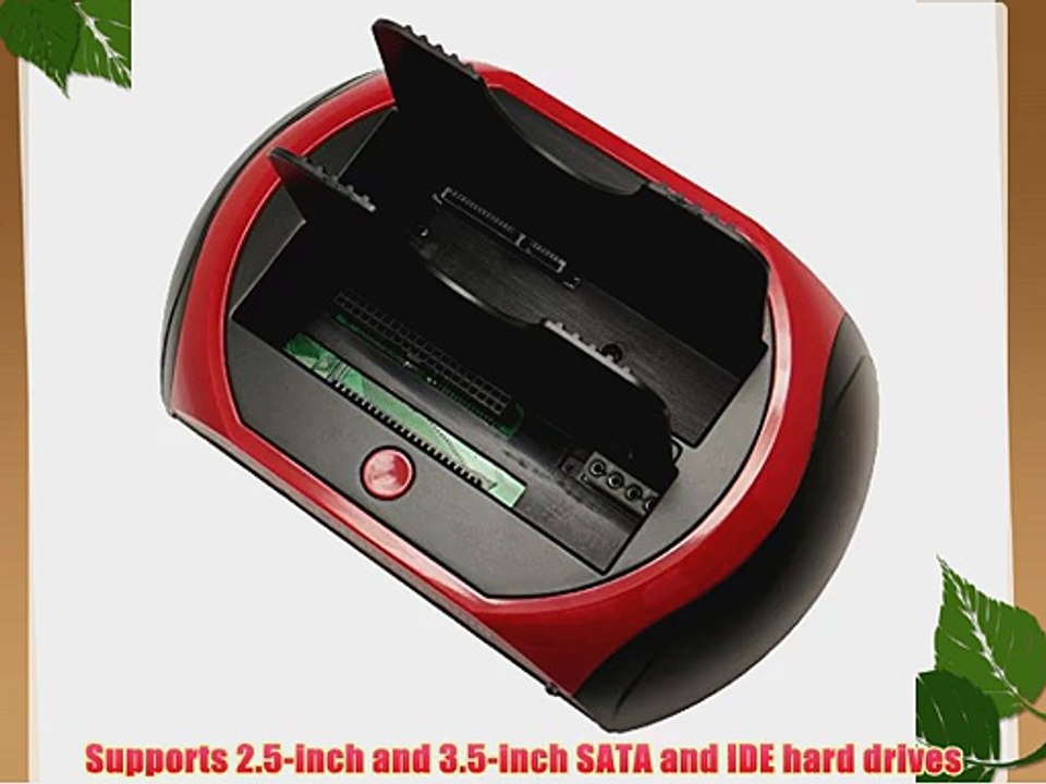Sourcingbay Usb2.0 Dual HDD Docking IDE Sata ALL in 1 HDD Docking One Touch Backup   HUB