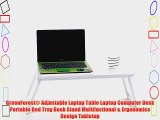 GreenForest? Adjustable Laptop Table Laptop Computer Desk Portable Bed Tray Book Stand Multifuctional