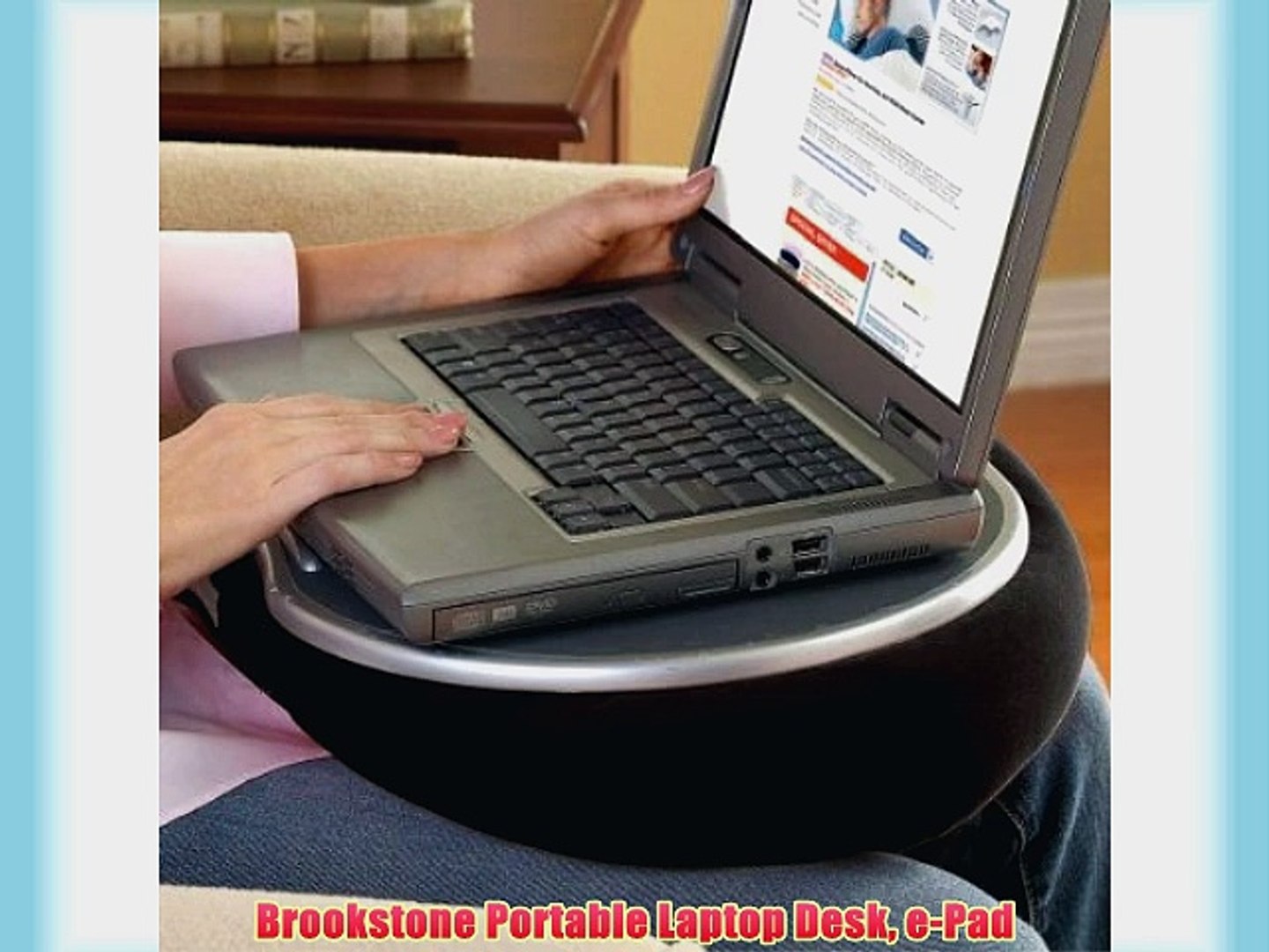 Brookstone Portable Laptop Desk E Pad Video Dailymotion