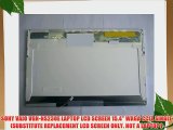 SONY VAIO VGN-NS230E LAPTOP LCD SCREEN 15.4 WXGA CCFL SINGLE (SUBSTITUTE REPLACEMENT LCD SCREEN