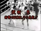 Karate vs Muay Thai: Legendary Kickboxer Tadashi Sawamura (沢村忠) 's rare fight in Thailand