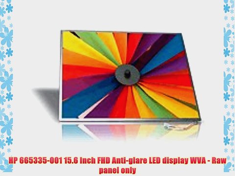 HP 665335-001 15.6 Inch FHD Anti-glare LED display WVA - Raw panel only