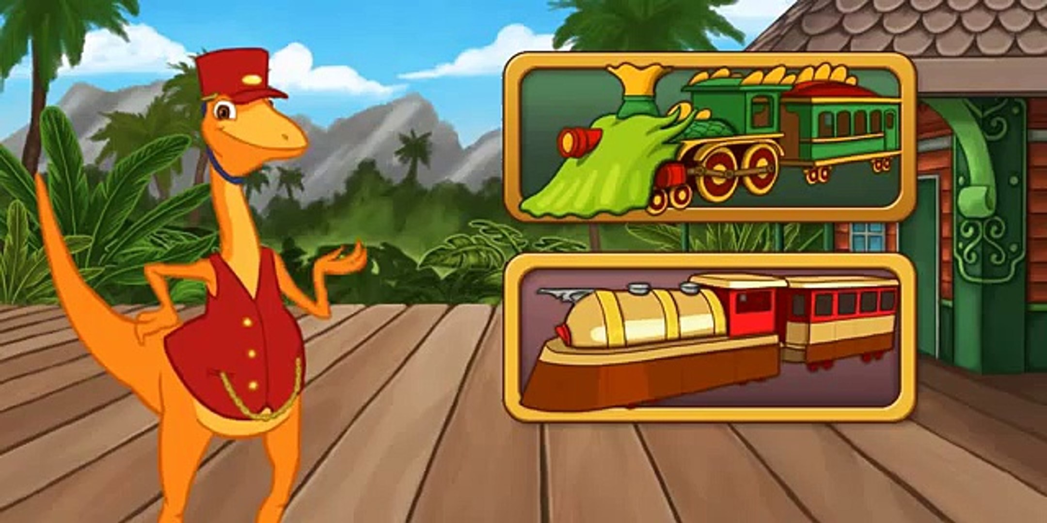 Dinosaur Train Station Race Super Cartoons Disney Network - video  Dailymotion