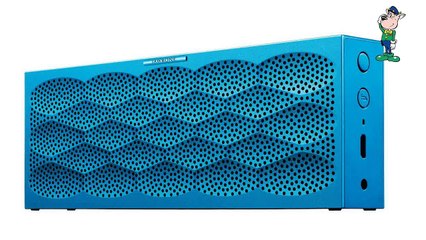 MINI JAMBOX by Jawbone Wireless Bluetooth Speaker - Aqua Scales - Retail Packaging