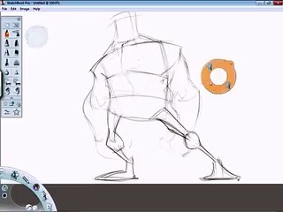 Drawing in Sketchbook Pro on Wacom Cintiq (speed painting/drawing)