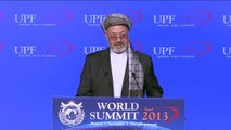 Summit 2013-H.E. Karim Khalili, Vice President of Afghanistan [speaking in Persian]