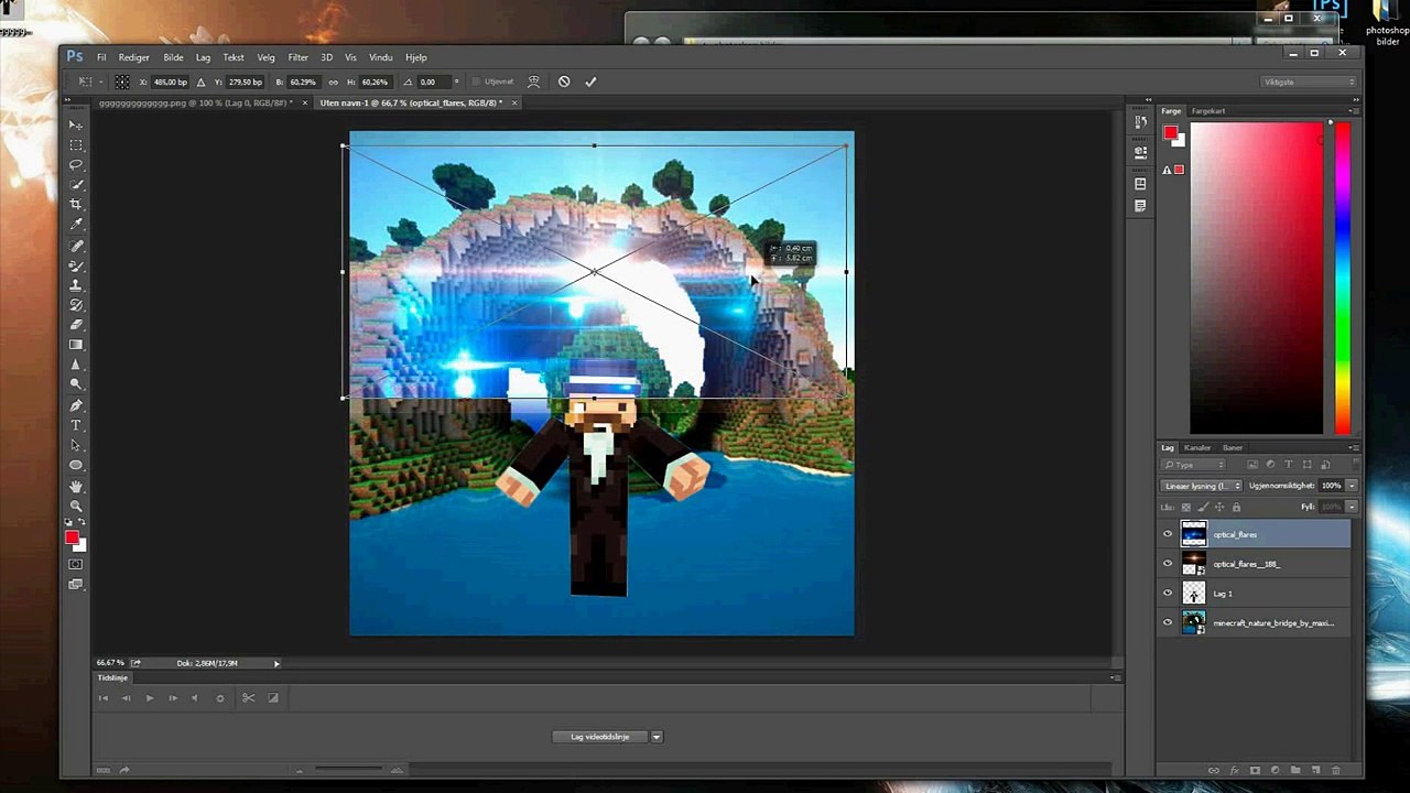 Photoshop Tutorial! (Hvordan lage logo)