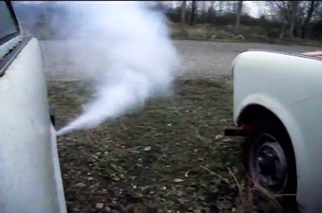 Trabant Kaltstart bei -3°C