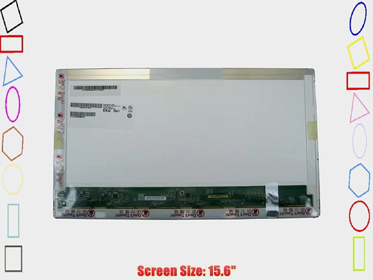 LAPTOP LCD SCREEN FOR AU OPTRONICS B173RW01 V.5 BOTTOM LEFT CONNECTOR 17.3