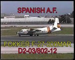 Spanish Air Force Fokker F-27-200MAR