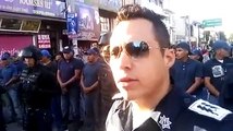 Enfrentamientos entre comerciantes y policías en Naucalpan 15-05-2014