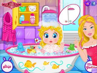Barbie Game Cartoon - Baby Barbie Bedtime Shower - Baby Game For Kids