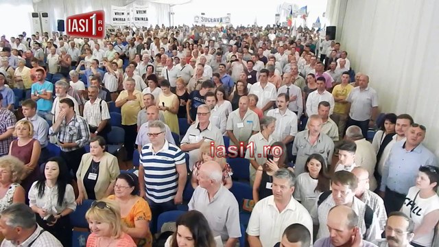 Traian Basescu la Iasi : Unirea este solutia corecta